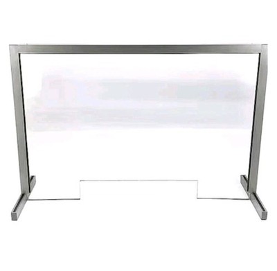 Glas-Col 108C Dps48 Acrylic Shield Barrier With Pass Thru