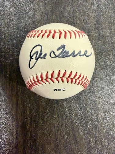 Joe Torre Autographed Official Rawlings Baseball Yankees, Braves