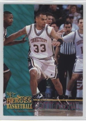 1995-96 Signature Rookies Sports Heroes Donny Marshall #27 RC 9ms