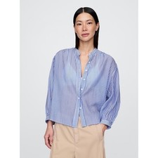 GAP Sheer Button-Front Shirt