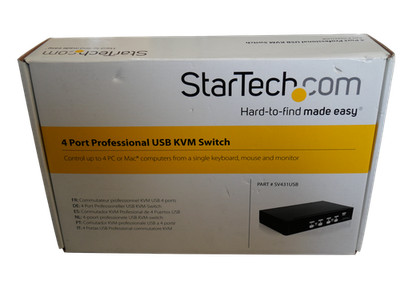 Startech.com 4 Port Professional USB KVM Switch - Free shipping