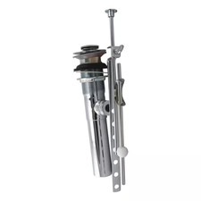 1-1/2 In. Pop-Up Bathroom Sink Drain Assembly Stopper with Lift Rod with Overflo