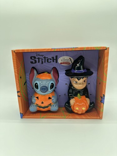 Disney Lilo & Stitch - Halloween Salz & Pfefferstreuer Hexe & Kürbis Neu im Karton