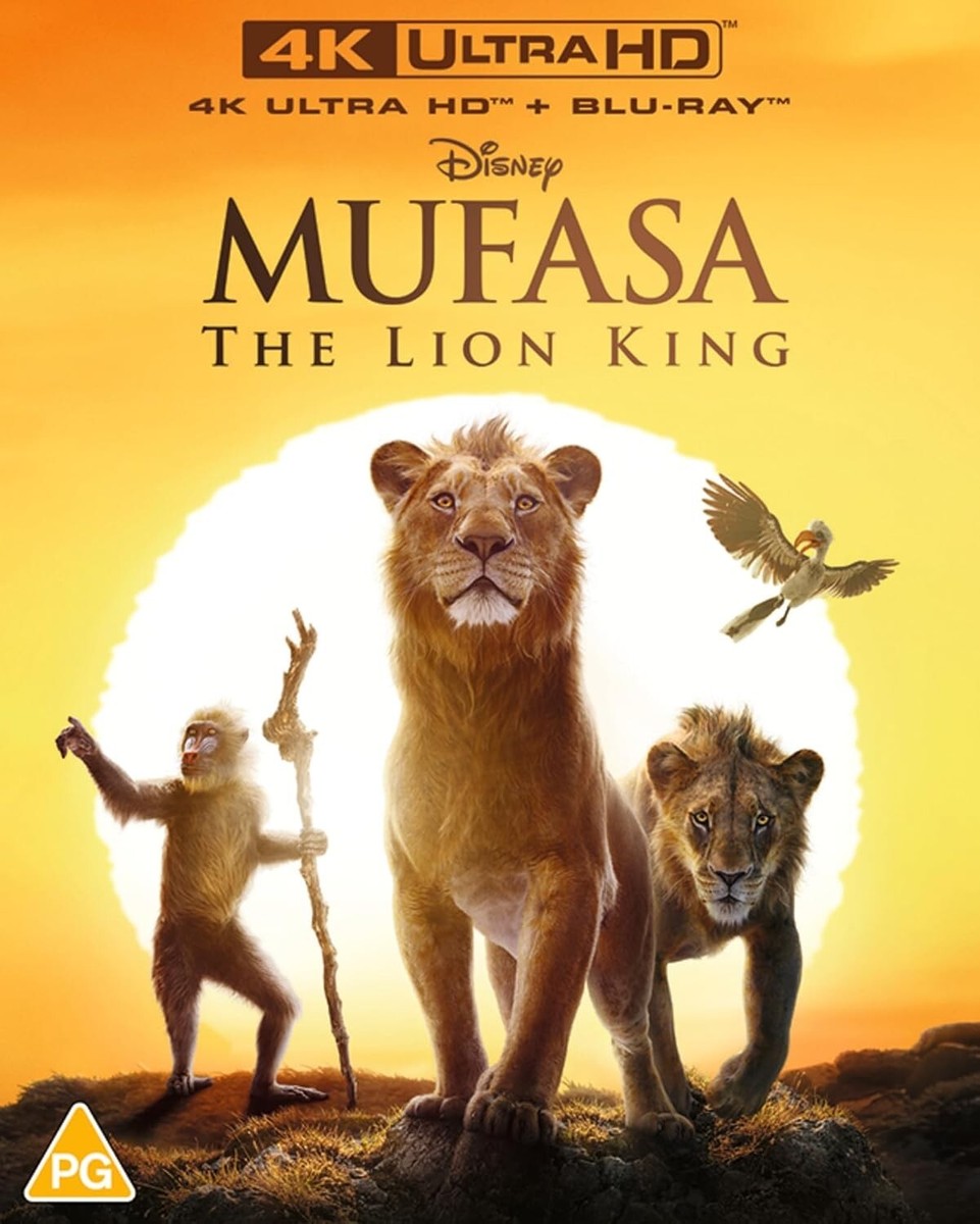 MUFASA THE LION KING 4K UHD ULTRA HD WALT DISNEY ORIGINAL GENUINE