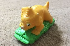 Land Before Time - Cera Dinosaur Pull-Back Racer Toy Figure - 1997 Burger King
