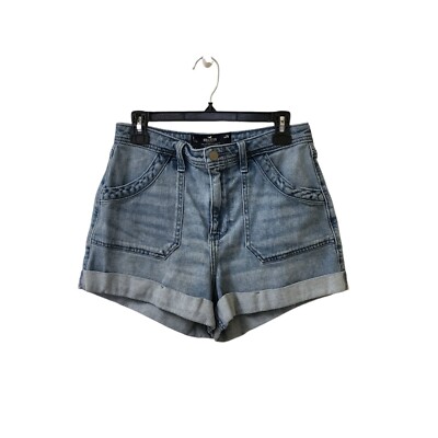 Hollister Ultra High Rise Mom Jean Shorts 3