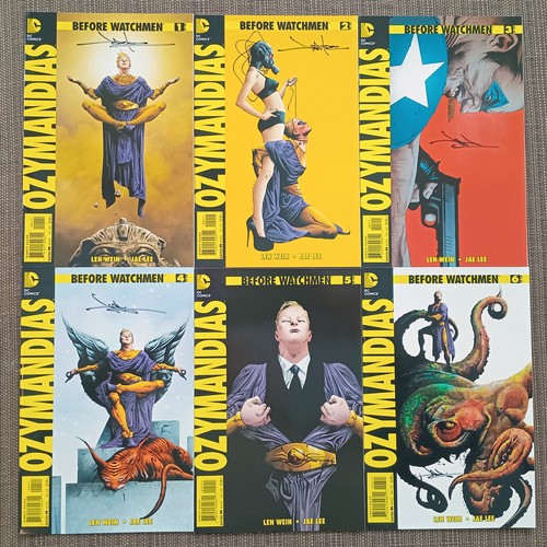 Before Watchmen Ozymandias complete NM set 1 thru 6 signed by Jae Lee DC COMICS - Picture 2 of 7