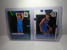 2022-23 Donruss Chet Holmgren Rated Rookie Green Laser Parallel + Rated RC base