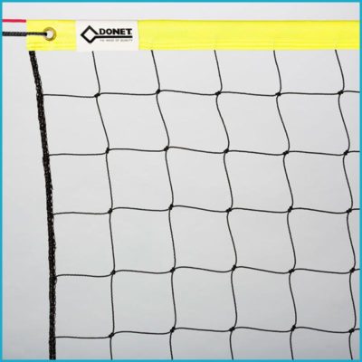 Beachvolleyballnetz 9,5 x 1,0 m Beach Volleyball Training Netz Gelb