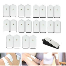 Tens Electrode Pads Large Snap on Replacement For Tens Unit EMS Pulse Massager
