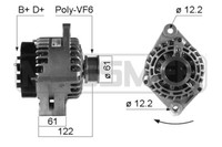 Messmer Lichtmaschine Generator 105A 14V FüR Opel Zafira B 1.9 Cdti
