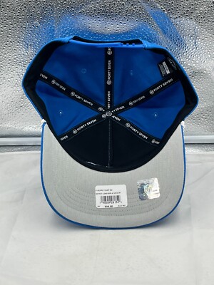 Cappello Trucker Detroit Lions Uomo - Blu, Stile Retro 70s, Snapback - Nuovo