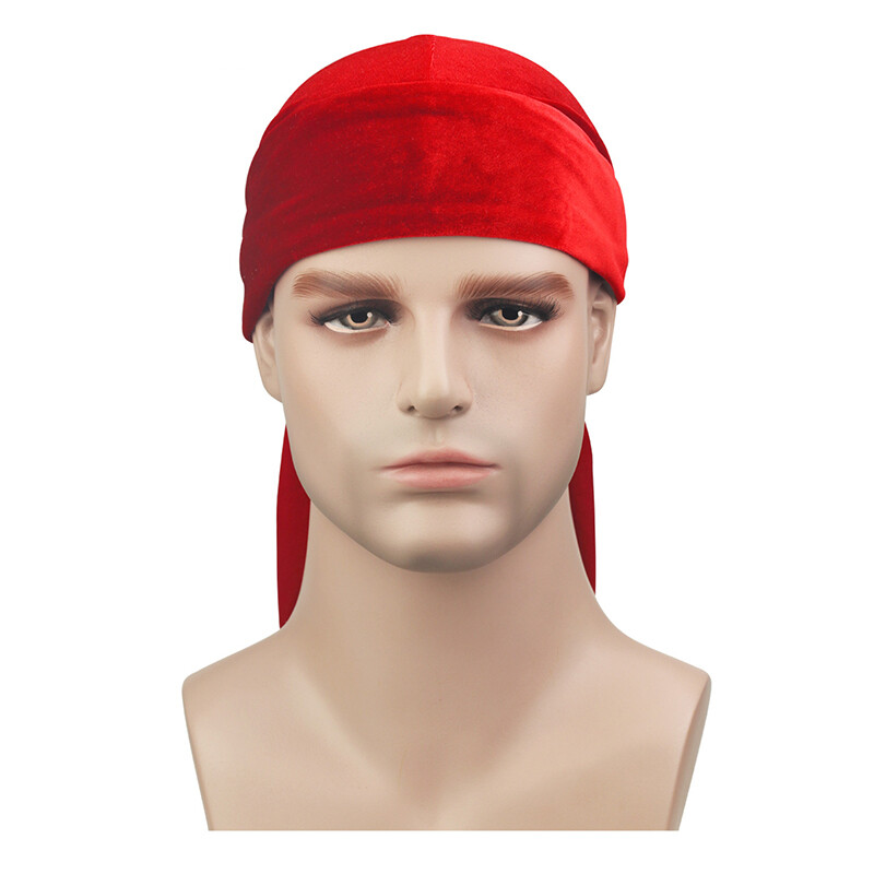 APL Du Doo Rag Wave Dance Desi Unisex Premium Seidiger Durag Samthut ^