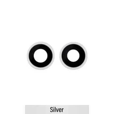 iPhone 13 13 Mini Rear Silver Camera Glass Lens Black Cover Housing Replacement