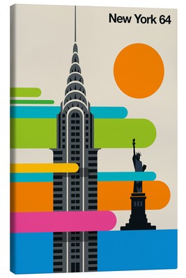 Leinwandbild New York 64 - Bo Lundberg