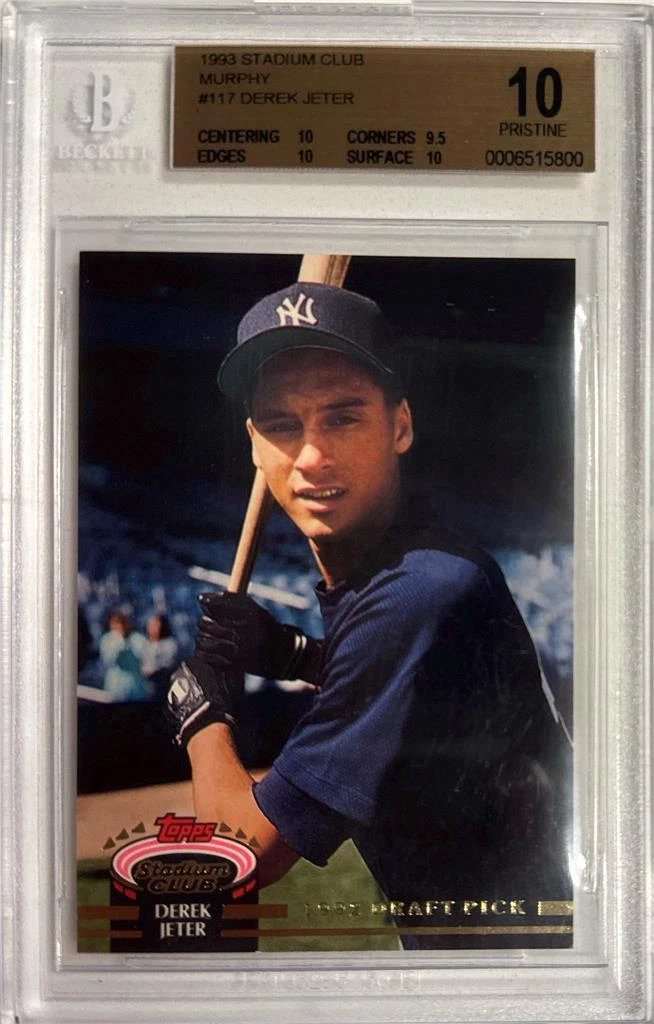 1992-93 Topps Stadium Club Jack Murphy Stadium - Derek Jeter #117