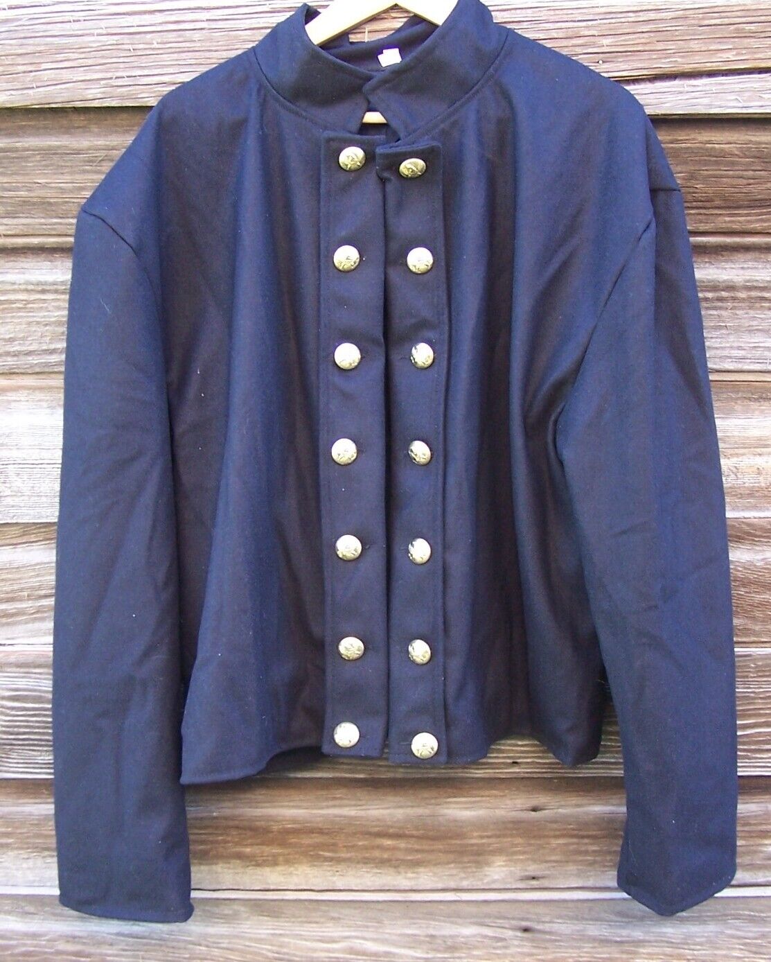 civil war union reenactor officers double breasted shell jacket 46