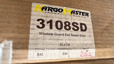 Ford F-250 Super Duty 1999-2019 Kargo Master Window Guard for Pro II Ladder Rack
