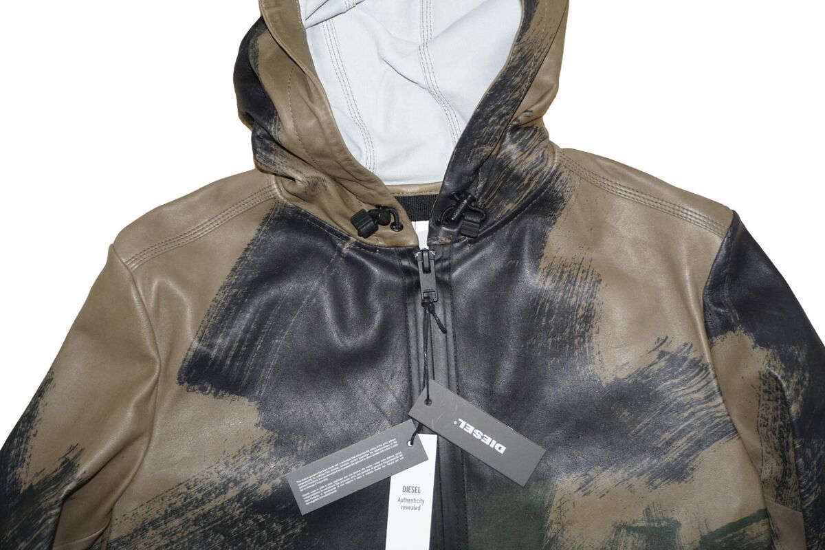 DIESEL S-JAN ジャケット 中古・古着通販】DIESEL (ディーゼル) S-JAN ブラック×オレンジ サイズ