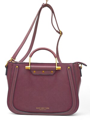 Andrew Marc New York Burgundy Bag with Adjustable Shoulder