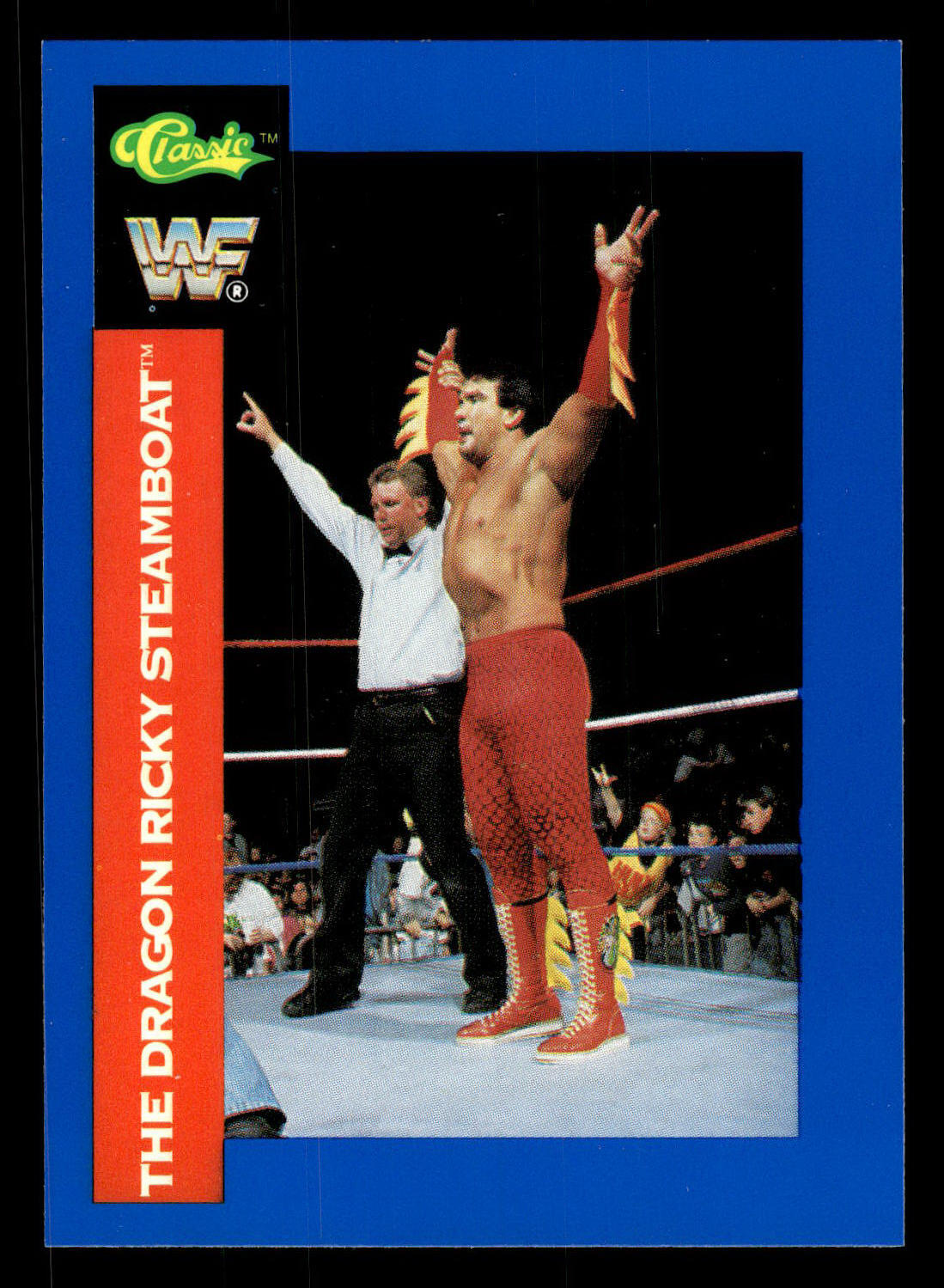 The Dragon Ricky Steamboat 1991 Classic WWF Superstars #129 WWF