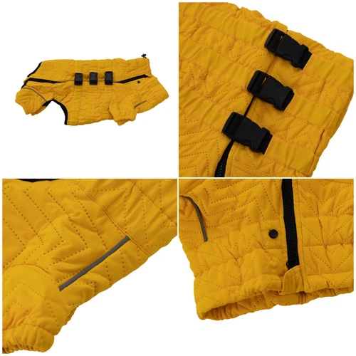 Dog Winter Coat 4 Legs Covered Windproof Waterproof Reflective Warm Dog Clothing - Picture 65 of 65