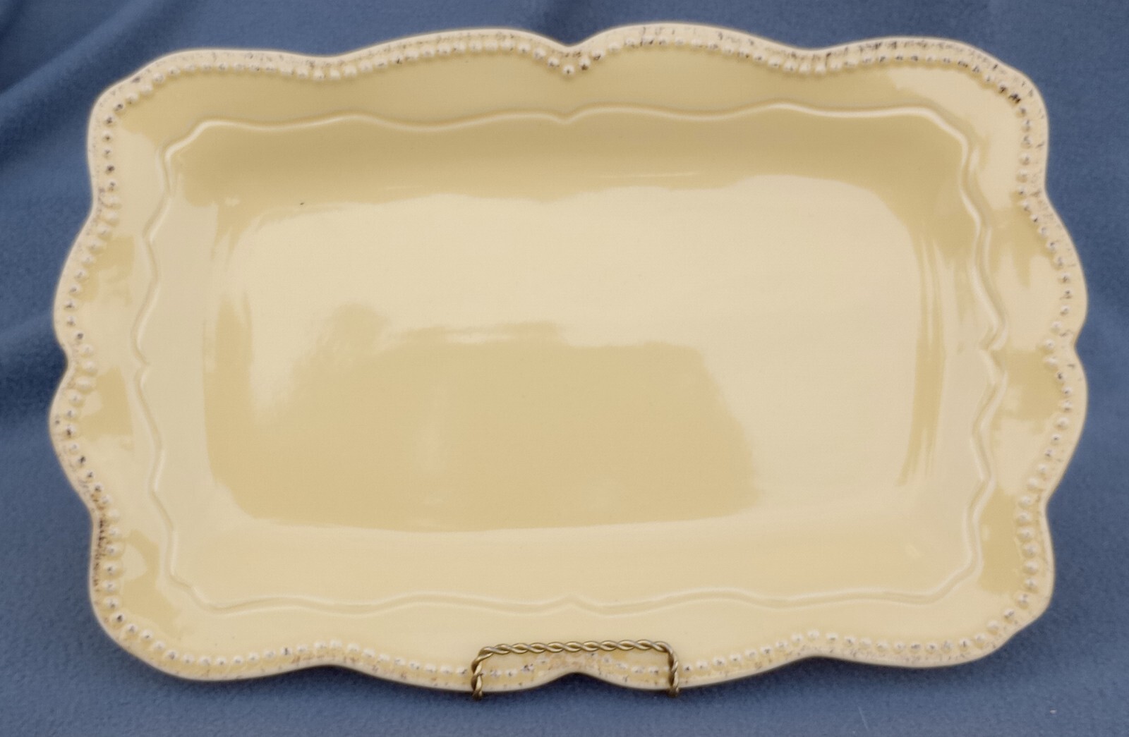 Home Accents Capri Rectangle Serving Platter 9" x 14" eBay