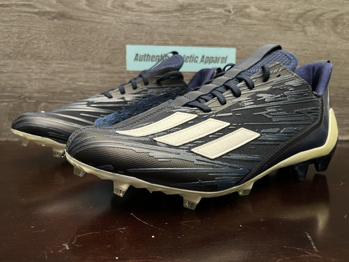 adidas Adizero 12.0 Football Cleats Navy Blue White Men display picture 1