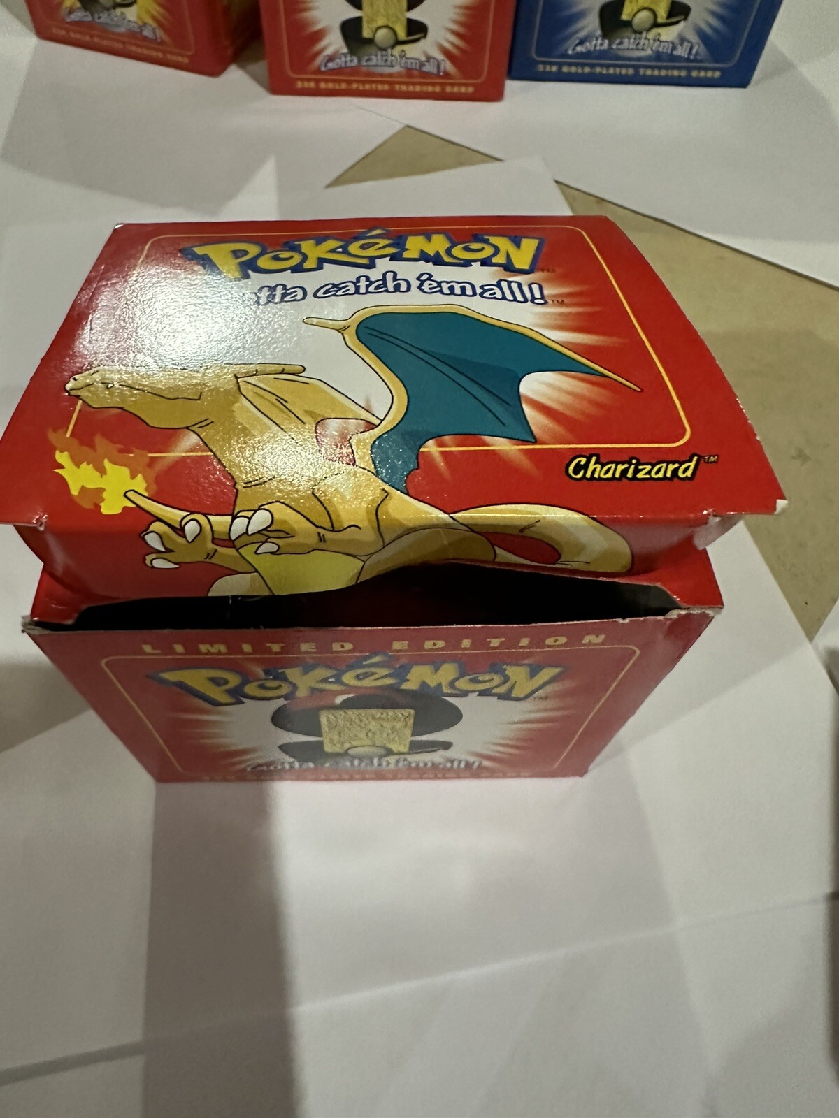 Pokemon 23k Gold-Plated Trading Card 1999 Burger King Charizard! - Picture 3 of 4