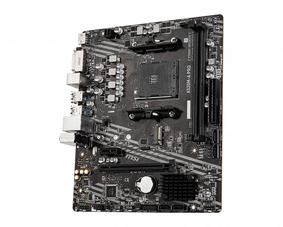 MSI A520M-A PRO Motherboard AMD A520 Socket AM4 micro ATX - Imagen 2 de 4