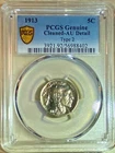 1913 Type 2 Buffalo Nickel PCGS AU Details