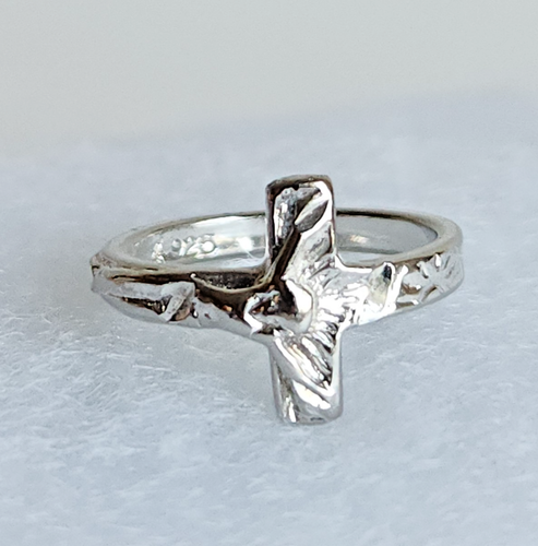 KAR Sterling Silver 925K Stamped Justice Sign Men's Ring – Handmade, 14g, Gift Box Included - View #7