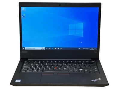 Lenovo ThinkPad E490 14'' Quad i5-8265U 8GB 256GB NVMe WLAN Windows 10 Laptop LE2