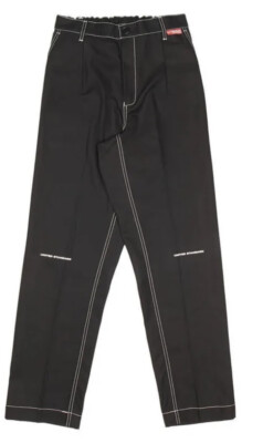 United Standard Mens Black White Seams GR10K Pants L45016 Size M