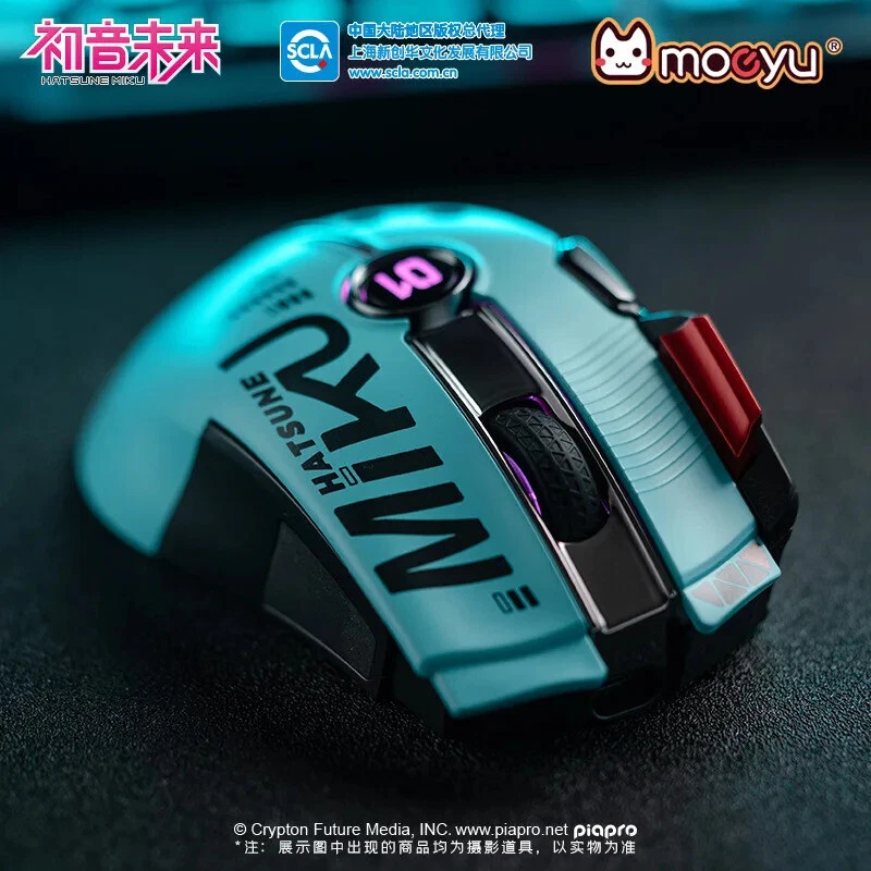 Anime Miku Wired Wireless Bluetooth Mouse Hatsune RGB Gaming Mouse Gift HOT - Image 4 of 4