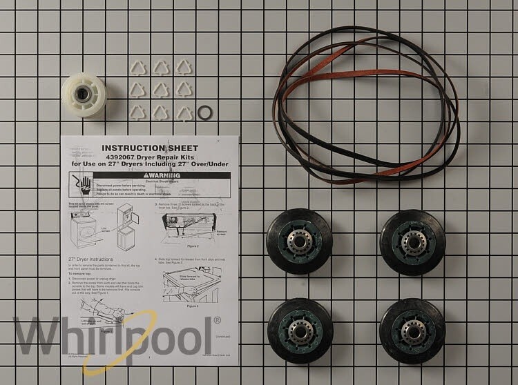 New Genuine OEM Whirlpool Dryer Repair Kit 4392067