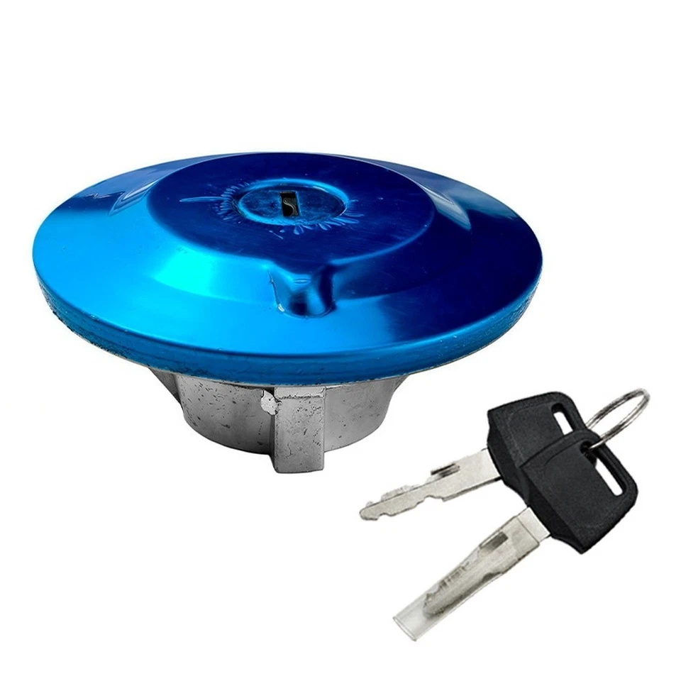 YBR125 Motorcycle Tank Cap Replacement Ignition Key Switch Fuel Tank Lock - Image 2 of 4