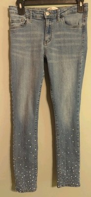 Girls Levis 710 Super Skinny 14 Reg With Silver Dot Accents Near The Ankle