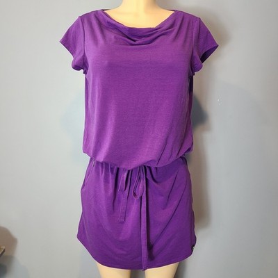 The North Face Womens Medium Purple T-shirt Dress Summer Comfy Gorpcore