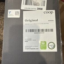 Coop The Original Adjustable Cross-cut Memory Foam  Microfiber Pillow, Queen