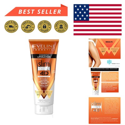Eveline Slim Extreme Body Serum 8.80oz - Advanced Cellulite Reduction & Firming