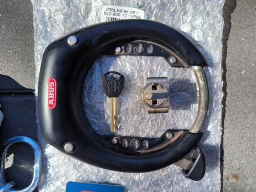 ABUS Rahmenschloss 5755 L + Akkuschloss+ Kette - Bild 7 von 8