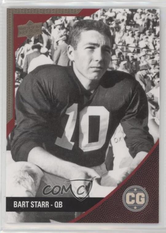 2014 Upper Deck Conference Greats Pewter Bart Starr #2 HOF m1u