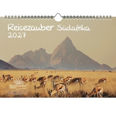 Reisezauber Südafrika DIN A4 Kalender für 2027 Afrika Landschaft Reise Tiere Url