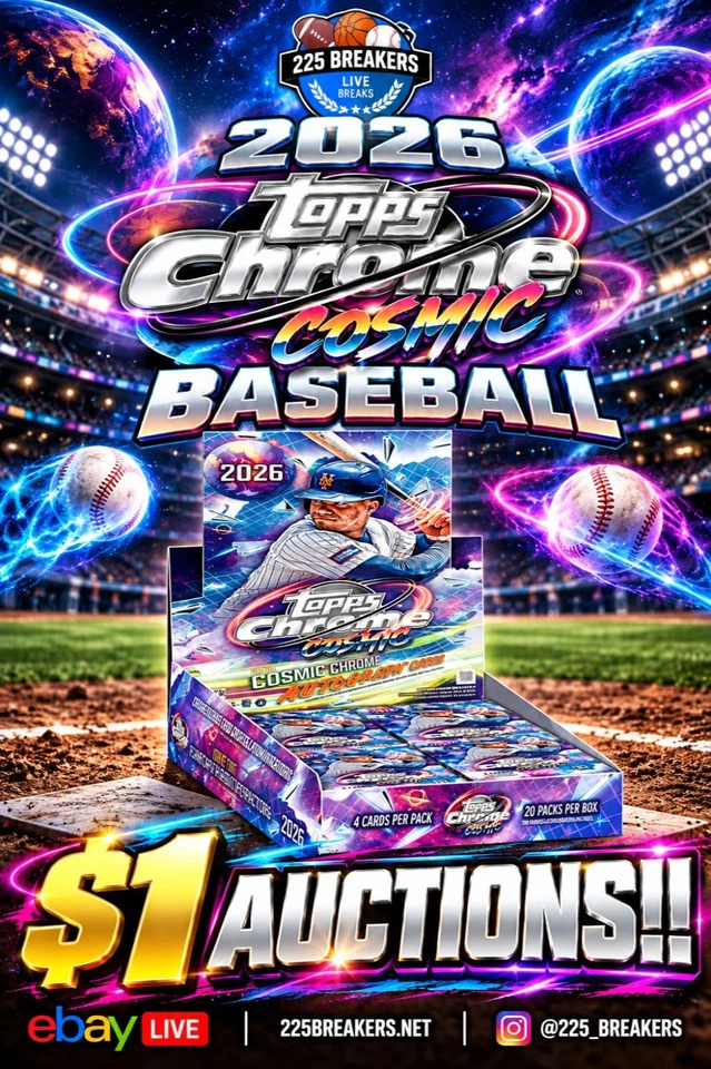 2026 COSMIC CHROME BASEBALL AUCTIONS!