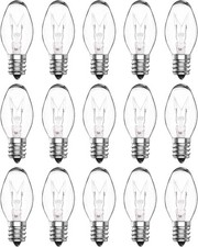 Night Light Bulbs 4 Watt -C7 D cor Small Bulb - E12 Warm White
