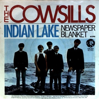 The Cowsills - Indian Lake / Newspaper Blanket 7'' (VG) .