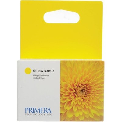 Primera 53424 High-Yield Yellow Ink Cartridge for LX900 Color Label Printer.