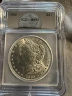 1885 Morgan Silver Dollar ICG MS-61