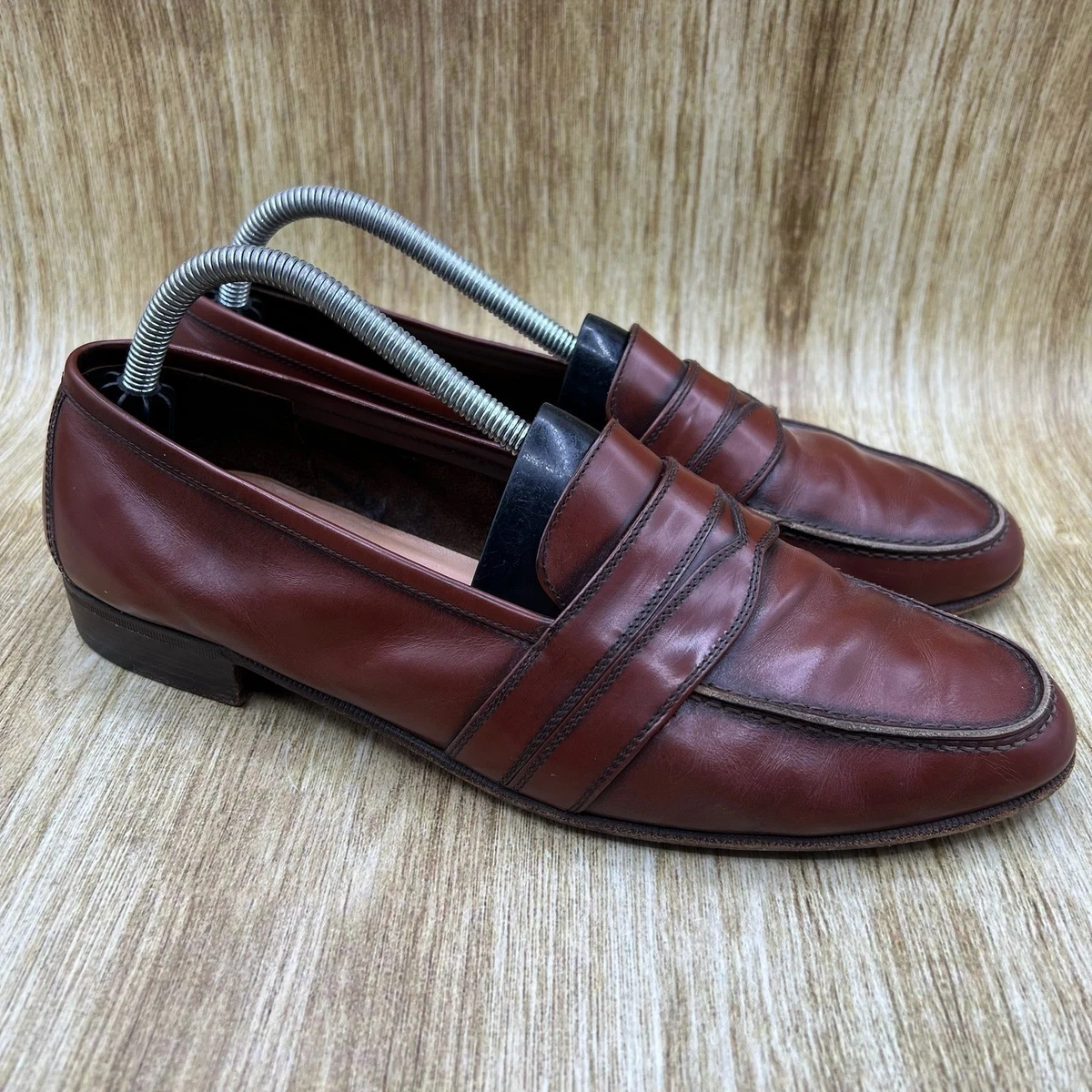 Salvatore Ferragamo Brown Leather Loafers Men’s Size 10 Italy $1,295 Salvatore Ferragamo  main image 4
